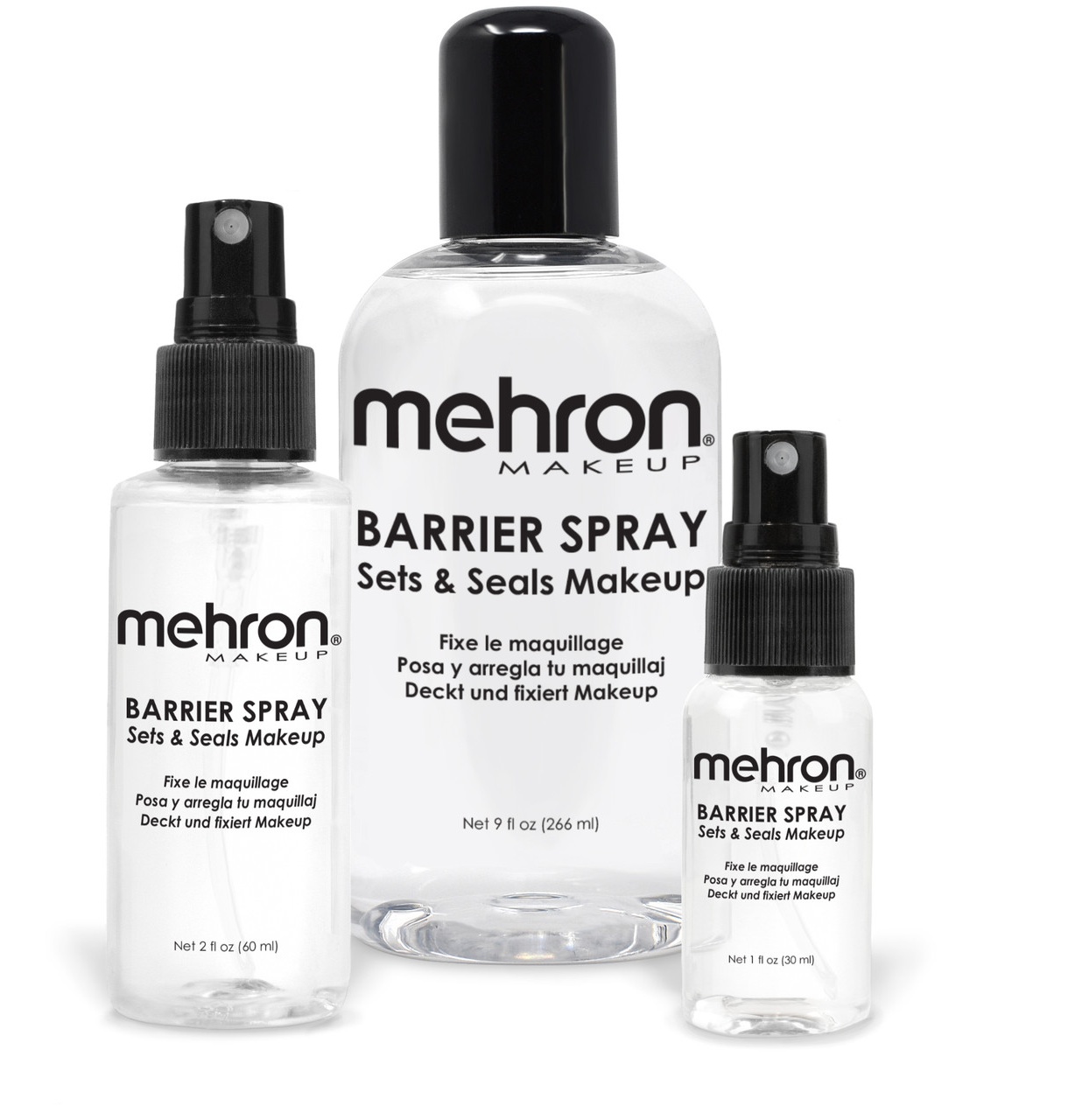 Mehron Barrier Spray- Makeup Sealer And Setting Spray