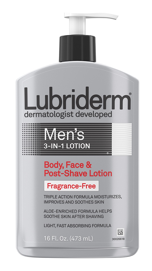 Lubriderm Men's 3-in-1 Fragrance-free Lotion ingredients (Explained)