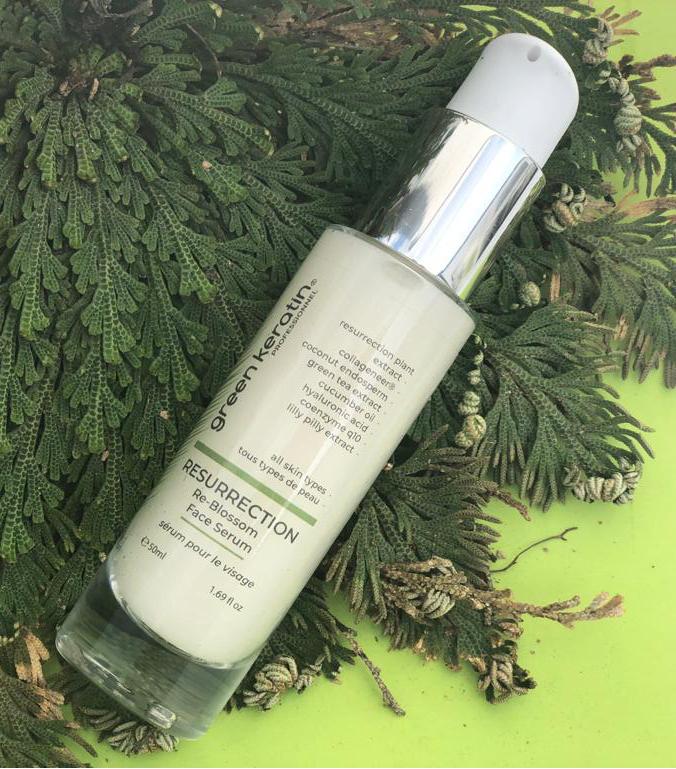 Green Keratin Resurrection Re-Blossom Face Serum