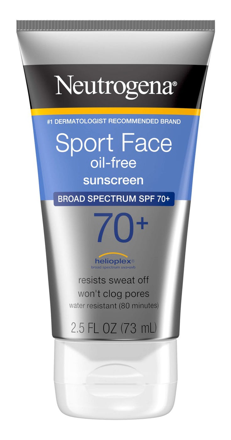 Neutrogena Sport Face Oil-Free Lotion Sunscreen With Broad Spectrum Spf 70+