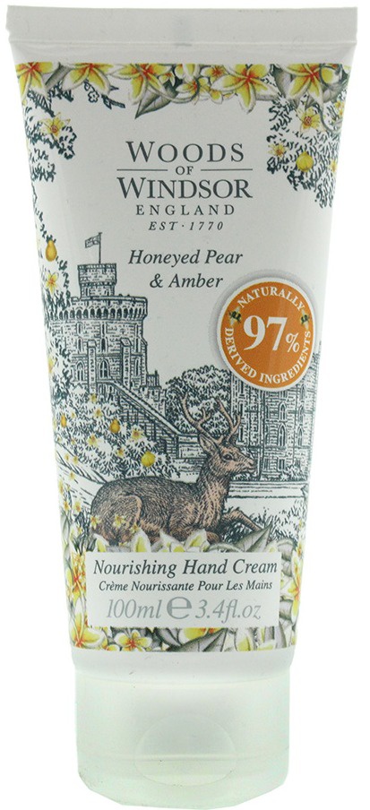 Woods of Windsor Honeyed Pear & Amber Nourishing Hand & Nail Cream