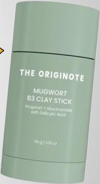 The Originote Mugwort B3 Clay Stick Mask