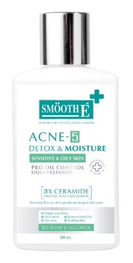 Smooth É Smooth E Acne-5 Detox & Moisture Liquid Cleanser