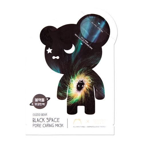 The Oozoo Bear Black Space Pore Caring Mask