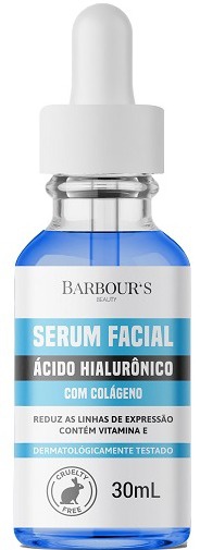 Barbour’s Beauty Serum Facial Ácido Hialurônico  Com Colágeno