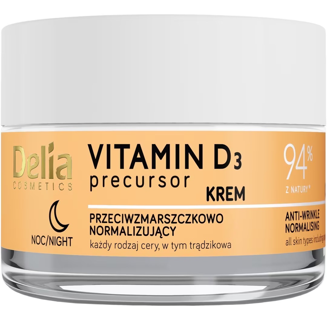 Delia Cosmetics Vitamin D3 Precursor Anti-Wrinkle Normalising Night Cream