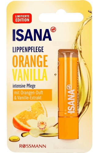 Isana Lippenpflege Orange Vanilla