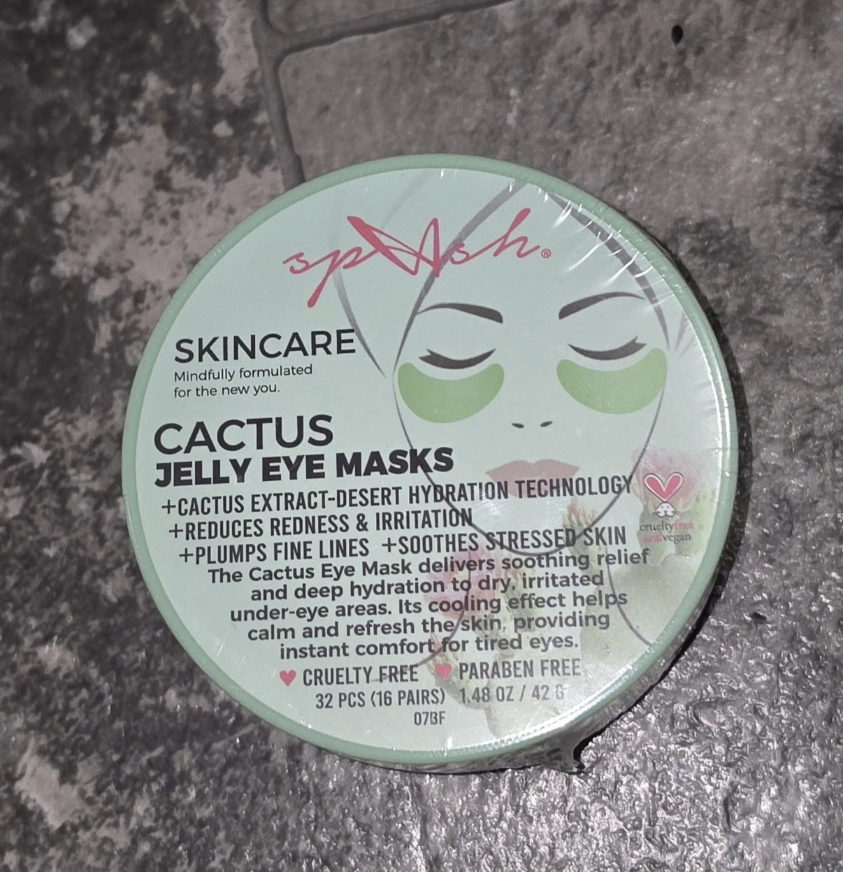 LA Splash Cactus Jelly Eye Masks