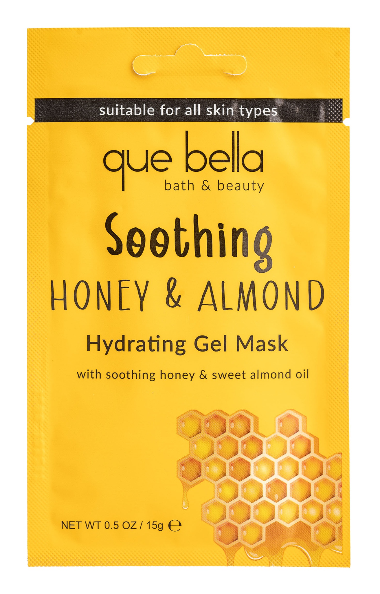 que bella Soothing Honey & Almond Hydrating Gel Mask