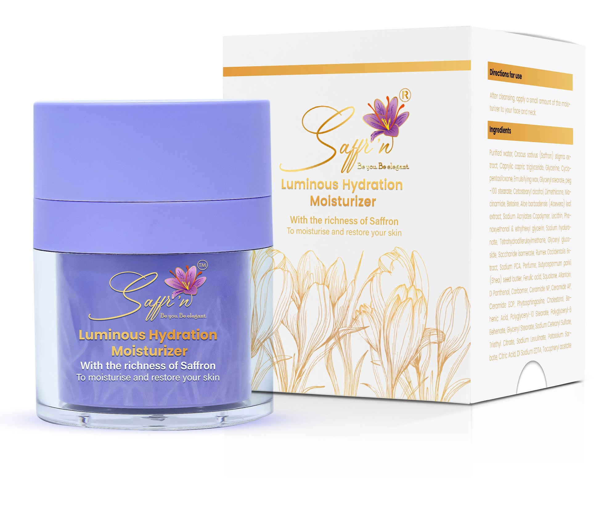 Saffrn Saffrn luminating hydrating moisturizer