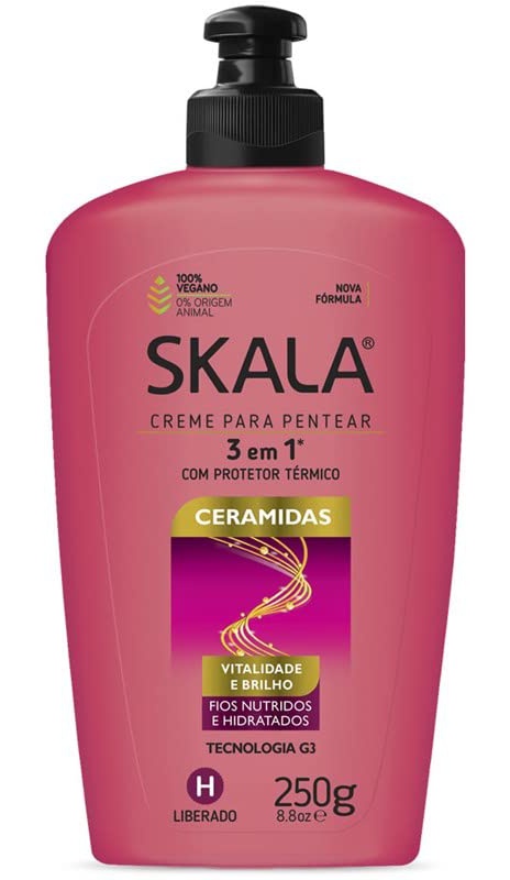 Skala Creme Para Pentear 3 Em 1 Ceramidas