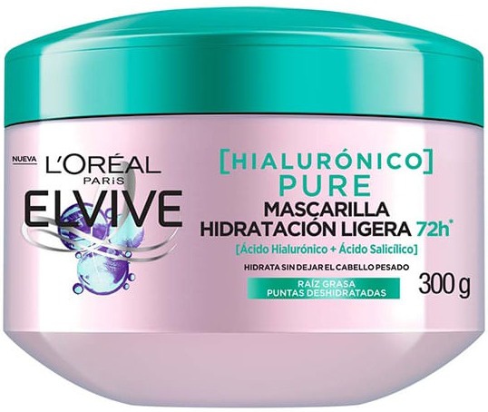 Elvive Mascarilla Capilar Hialurónico Pure X