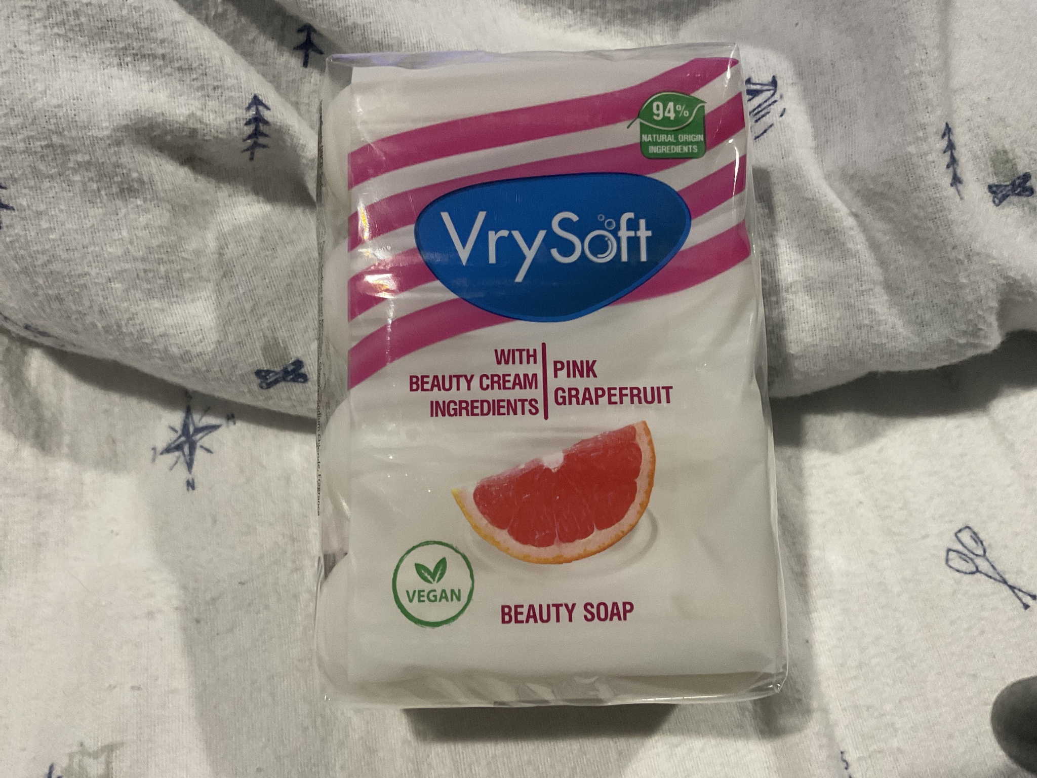 VrySoft Pink Grapefruit Beauty Soap