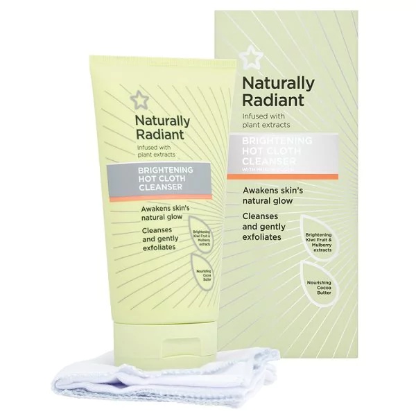 Superdrug Naturally Radiant Hot Face Cloth Cleanser