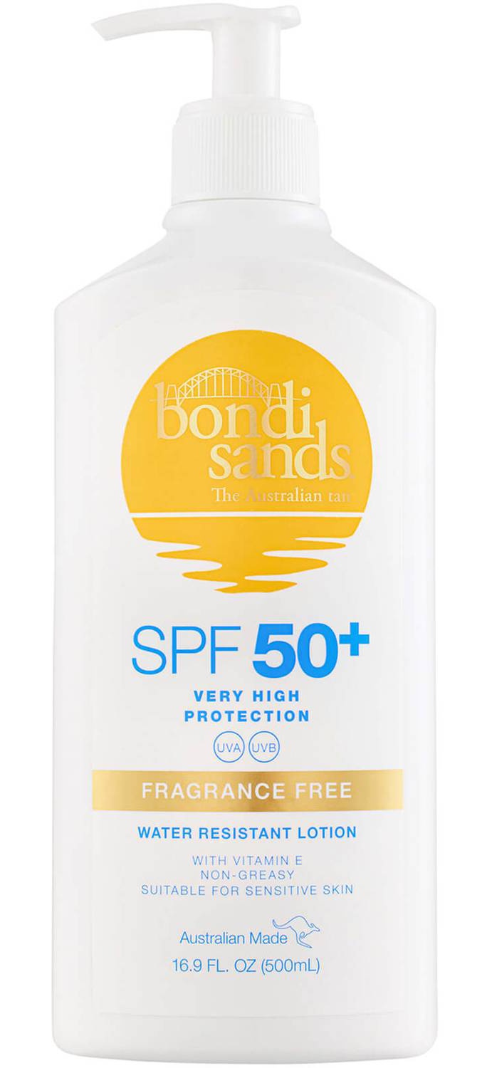 Bondi Sands SPF 50+ Fragrance Free 500ml Sunscreen