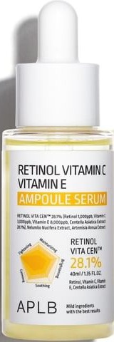 APLB Retinol Vitamin C Vitamin E Ampoule Serum