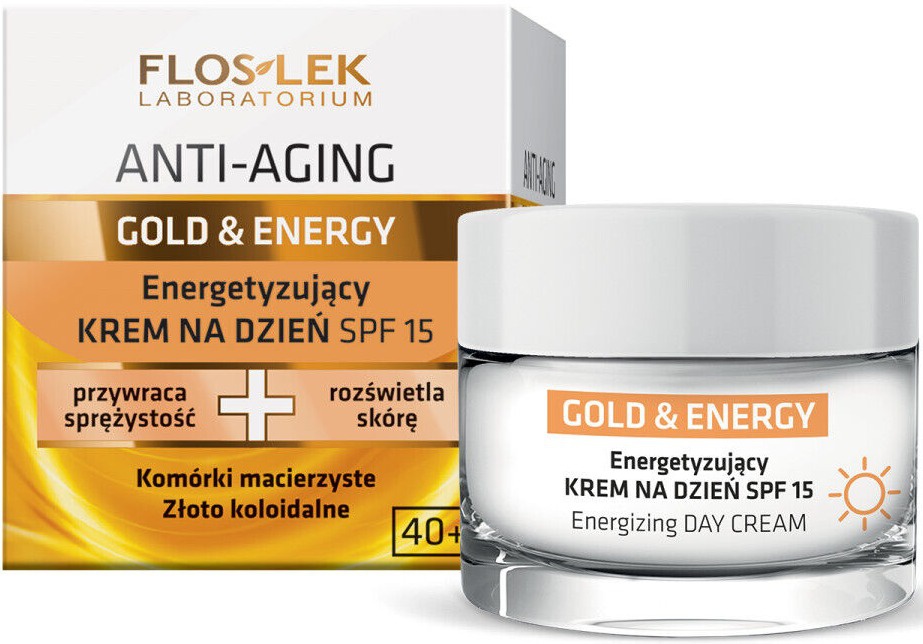 Floslek Anti-Aging Gold & Energy Energizing Day Cream SPF 15