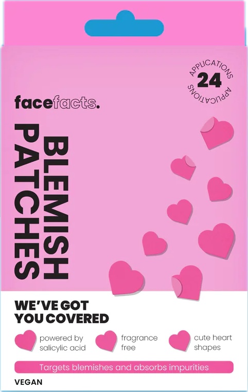 Face facts Blemish Patches Pink Hearts