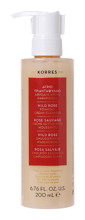Korres Wild Rose Foaming Cream Cleanser