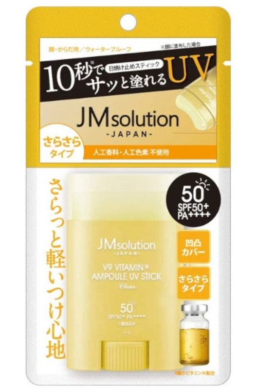 JM Solution V9 Vitamin Ampoule UV Stick Clear SPF 50+ Pa++++