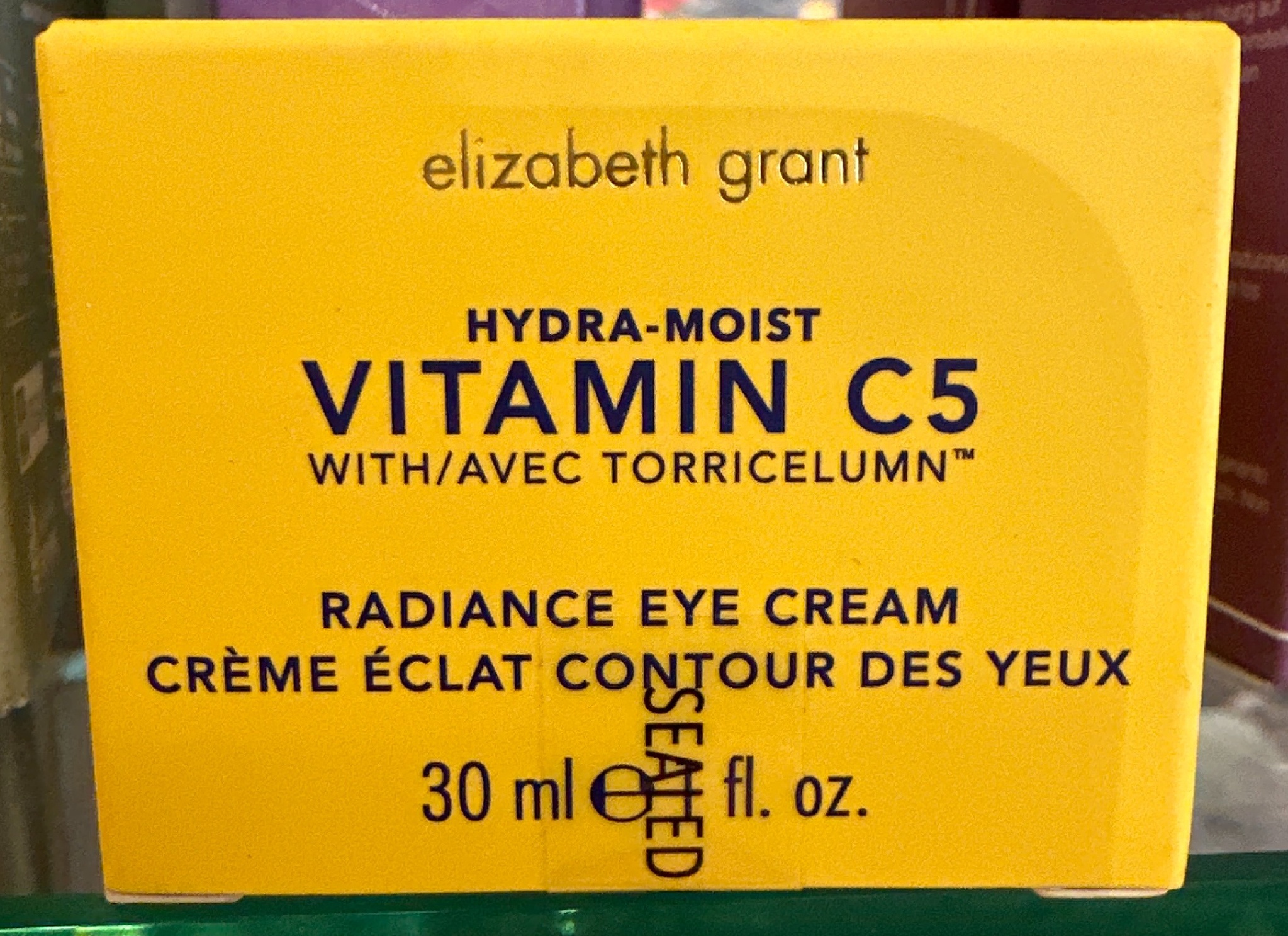 Elizabeth Grant Hydra-moist Vitamin C5 With /avec Torricelli Radiance Eye Cream