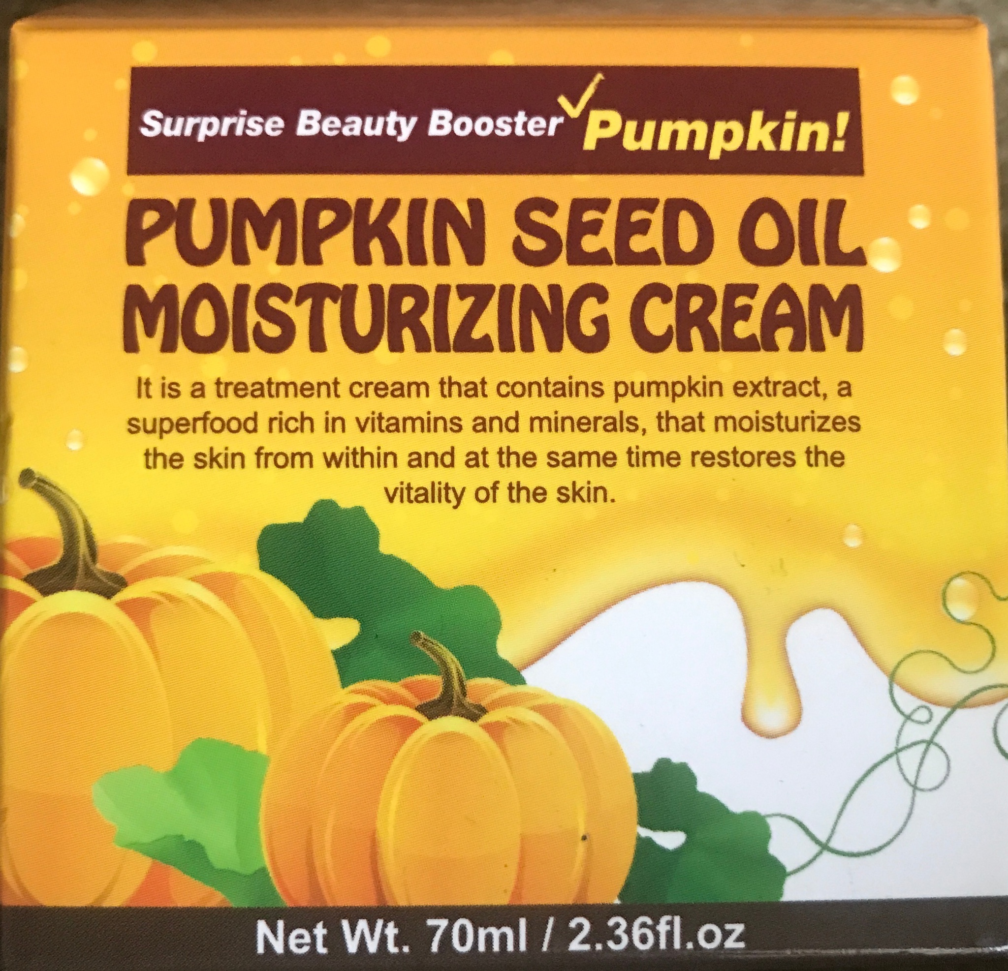 glamfox Pumpkin Seed Oil Moisturizing Cream