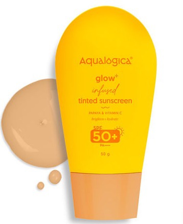 Aqualogica Glow+ Infused Tinted Sunscreen