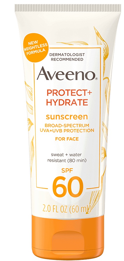Aveeno Protect + Hydrate Sunscreen Face Lotion - SPF 60