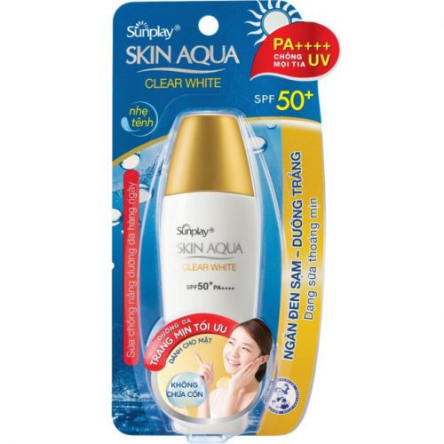 Rohto Sunplay Skin Aqua Clear White Spf 50+ Pa++++