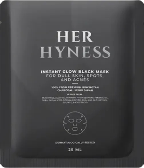 Her Hyness Instant Glow Black Mask