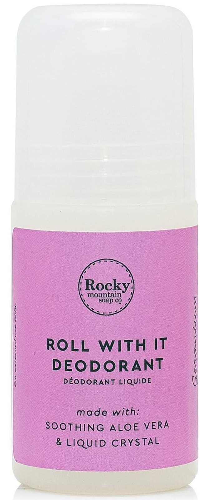 Rocky Mountain Soap Co. Roll With It Deodorant Geranium