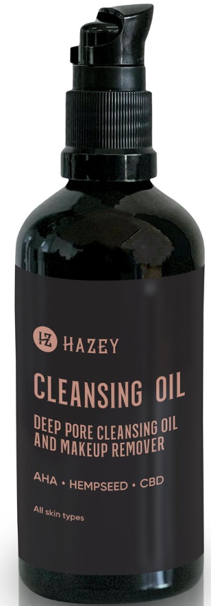 HAZEY COSMETICS Hazey Deep Pore Cleansing Oil With AHA Acid And CBD