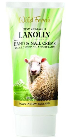 Wild Ferns Lanolin Hand And Nail Crème With Rose Hip And Keratin