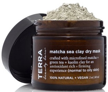 Terra beauty bars Matcha Sea Clay Dry Mask