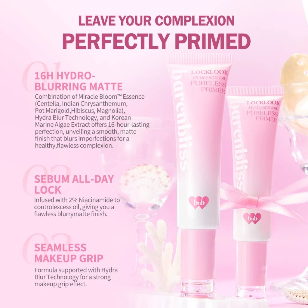 Barenbliss Locklook Hydra Smooth Poreless Primer