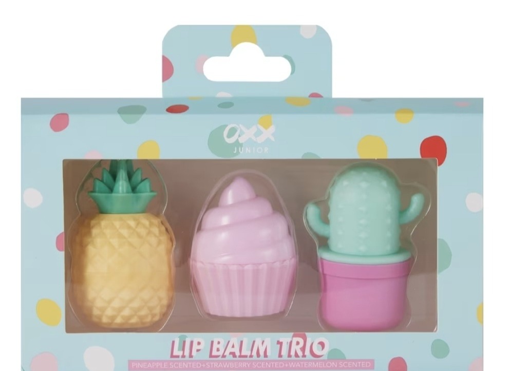 Kmart Oxx Junior Lip Balm Trio