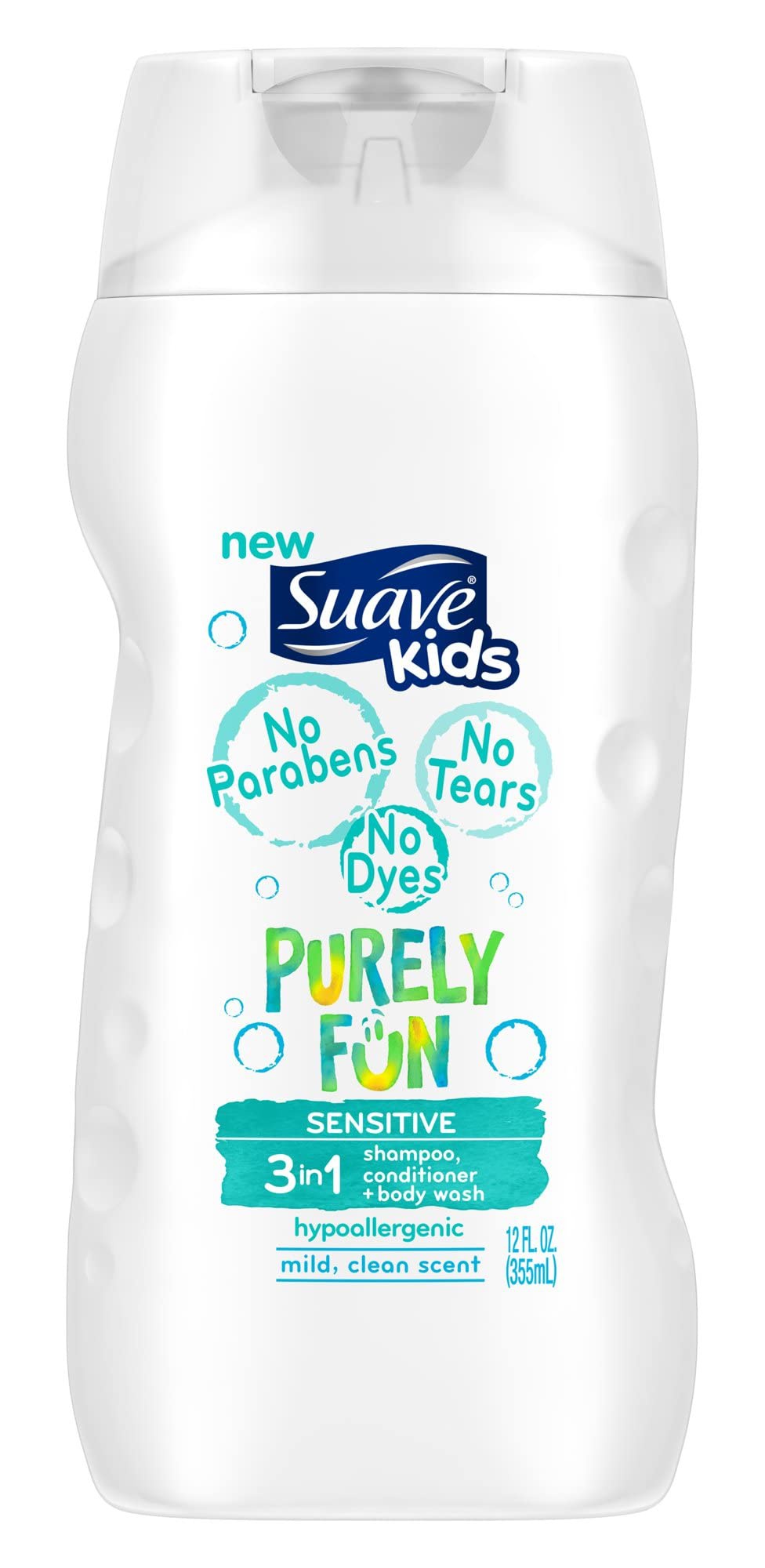 Suave Kids 3 In 1 Shampoo, Conditioner + Body Wash