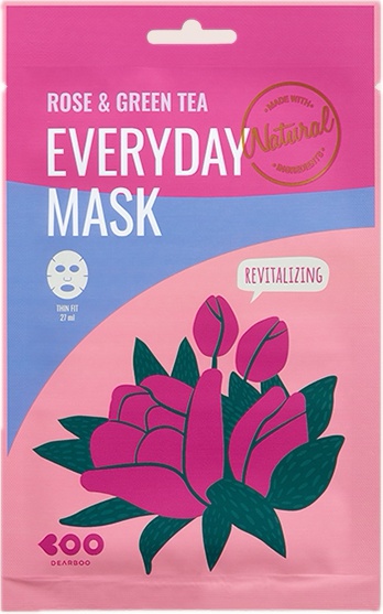 Dearboo Rose & Green Tea Everyday Mask