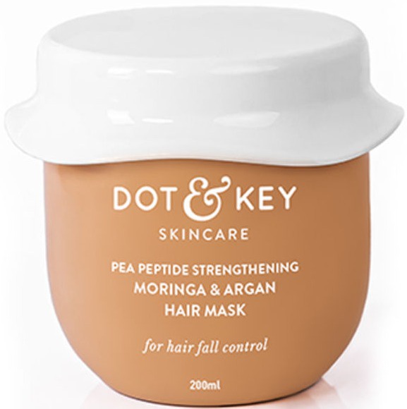 Dot & Key Pea Peptide Strengthening Moringa & Argan Hair Mask