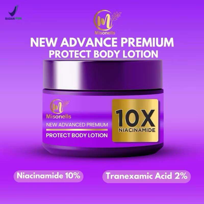 misonells New Advanced Premium Protect Body Lotion 10× Niacinamide