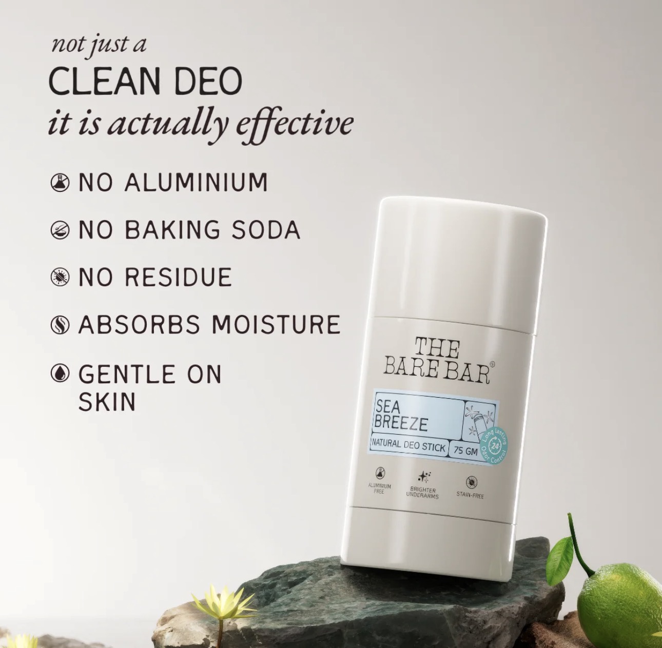 The Bare Bar Sea Breeze Deodorant Stick