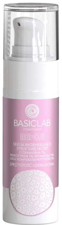 Basiclab Esteticus Skin Structure Regenerating Serum with 1% Ceramides and 5% Peptides