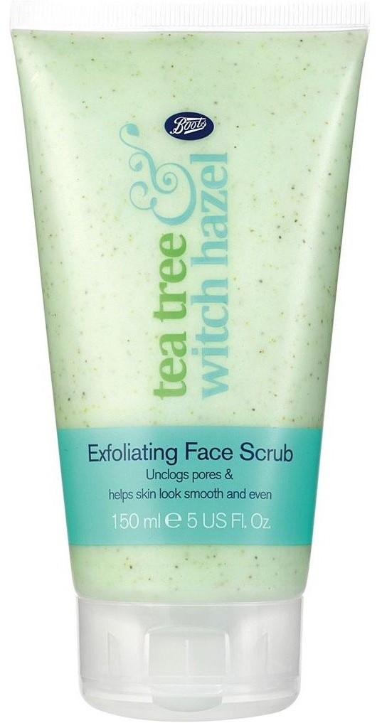 Boots Tea Tree & Witch Hazel Exfoliating Face Scrub