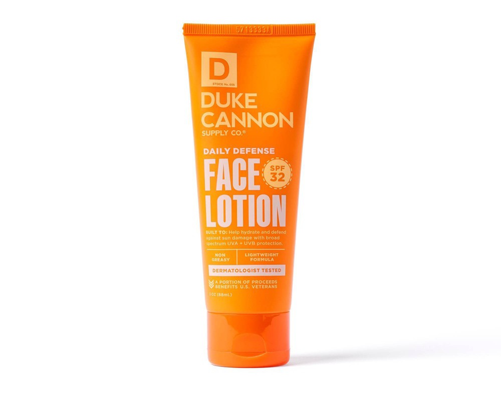 Duke Cannon Supply Co Daily Defense Face Lotion