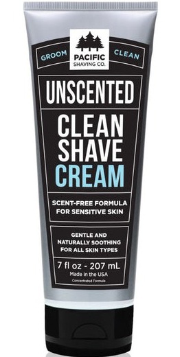 Pacific Shaving Co. Clean (Unscented) Shave Cream