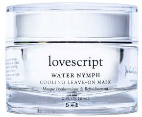 lovescript Nymph Cooling Leave-on Mask ingredients