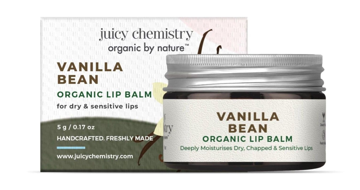 juicy chemistry Vanilla Bean Organic Lip Balm