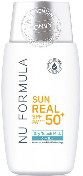 NU FORMULA Sun Real SPF50+ Pa++++ Sun Dry Touch Milk