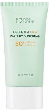 Round A'Round Greentea Cica Watery Sun Cream SPF 50+ PA++++