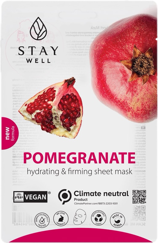 Stay Well Pomegranate Hydrating & Firming Sheet Mask